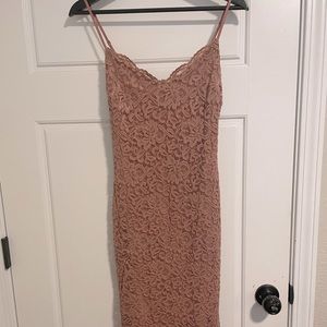 Windsor pink lace dress